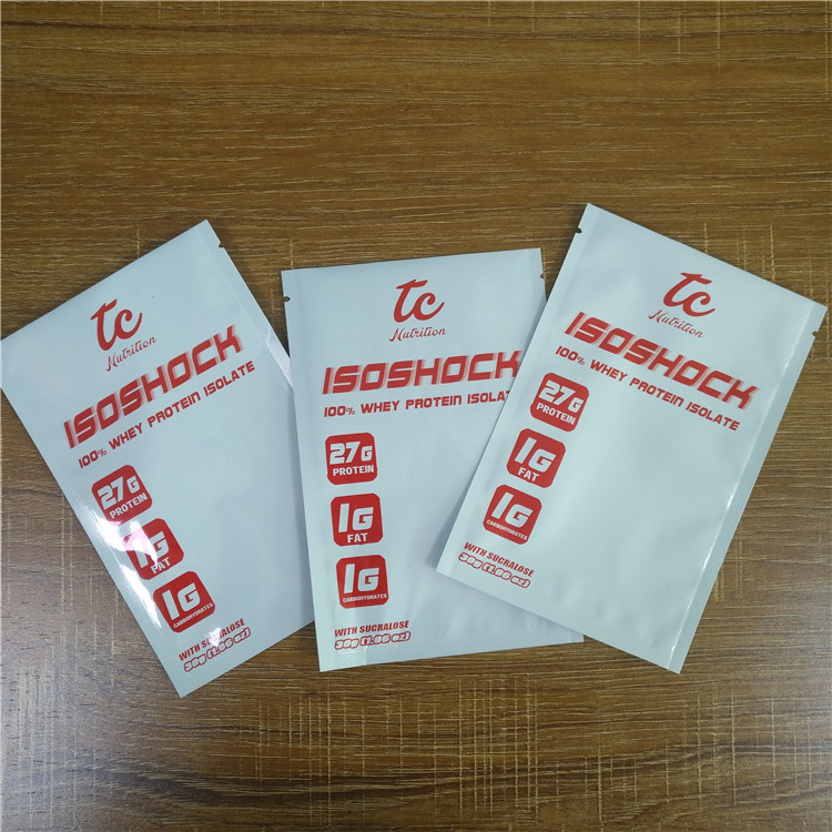 Private Label Stand Up Bags 30g Supplement Nutrition Powder Packaging With Custom Logo