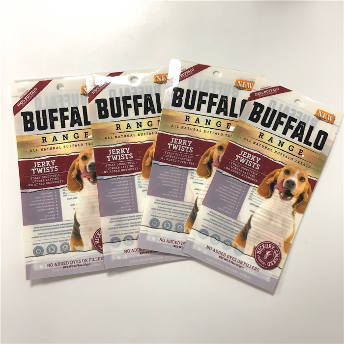 Safe Plastic Food Packing Bag Dog / Cat / Turtle / Fish Food Pouches With Reusable k