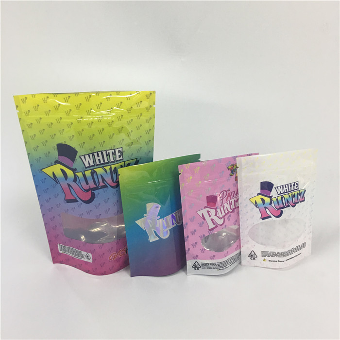 Foil Laminated Herbal Incense Packaging Mylar k Bags Weed Runtz Smell Proof