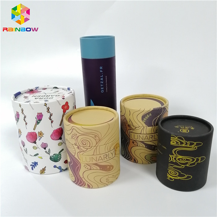 Wax Bottle Paper Box Packaging Cosmetics Push Up Tube Customized Recycled Materials