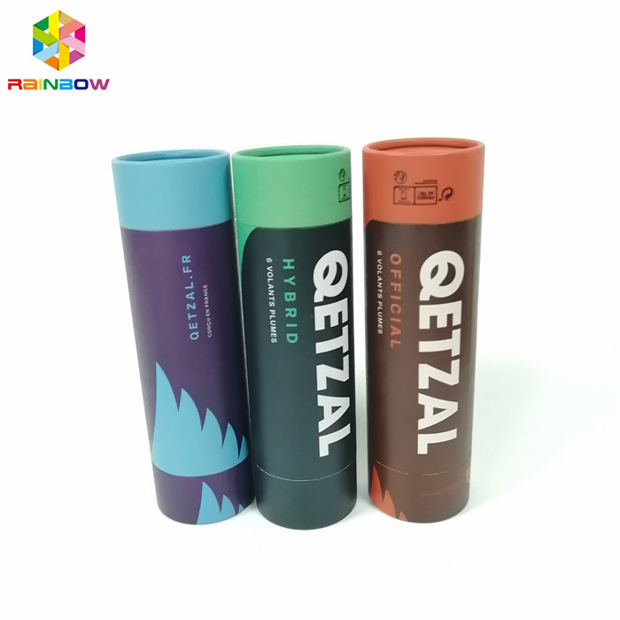 Kraft Paper Box Packaging Round Shape Custom Logo Printed For Gift / Cosmetics / Food