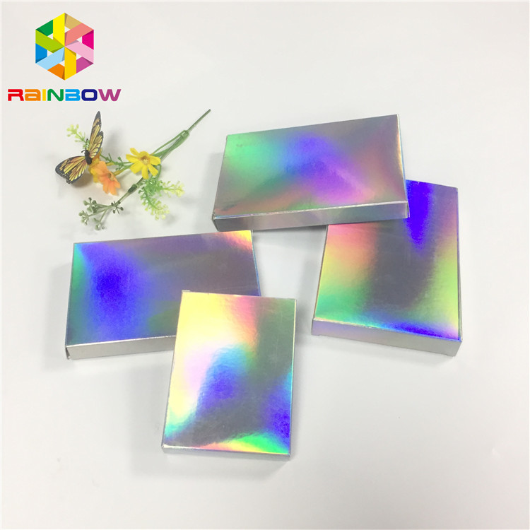Fleixble Packaging Custom Printed Paper Boxes Luxury Gift Hologram Paper Card