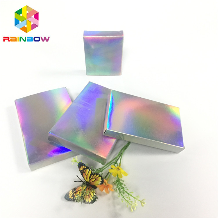 Recyclable Custom Printed Paper Boxes Folding Hologram Gift Card Fleixble Packaging