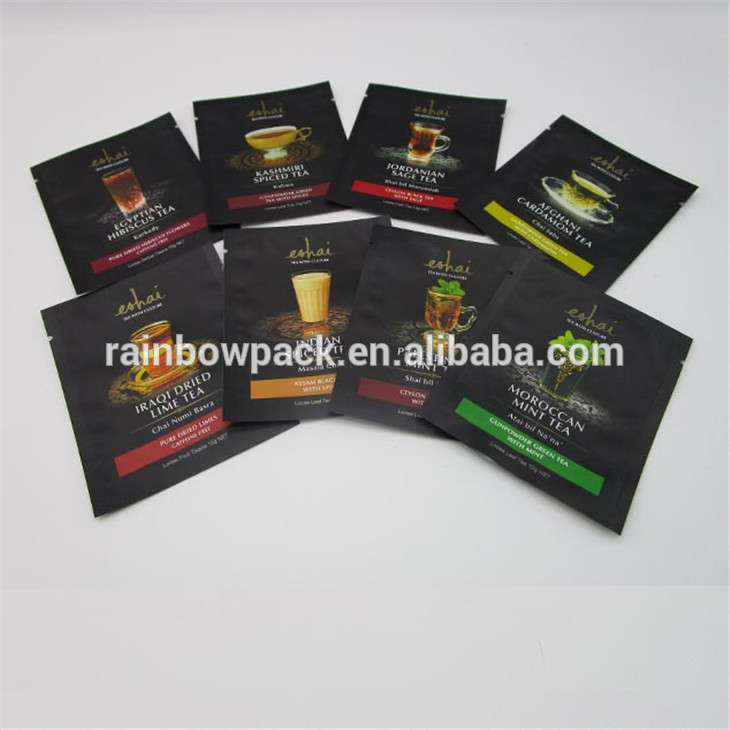 Resealable Three Side Sealed Aluminum Foil Zip Lock Bag Food Moisture Proof