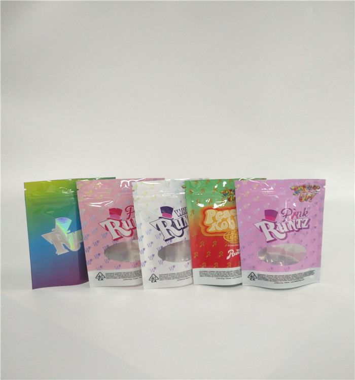 Medicine Storage Herbal Incense Packaging 1 Gram 1/8 1/4 1/2 1 Ounce Weeds With Window