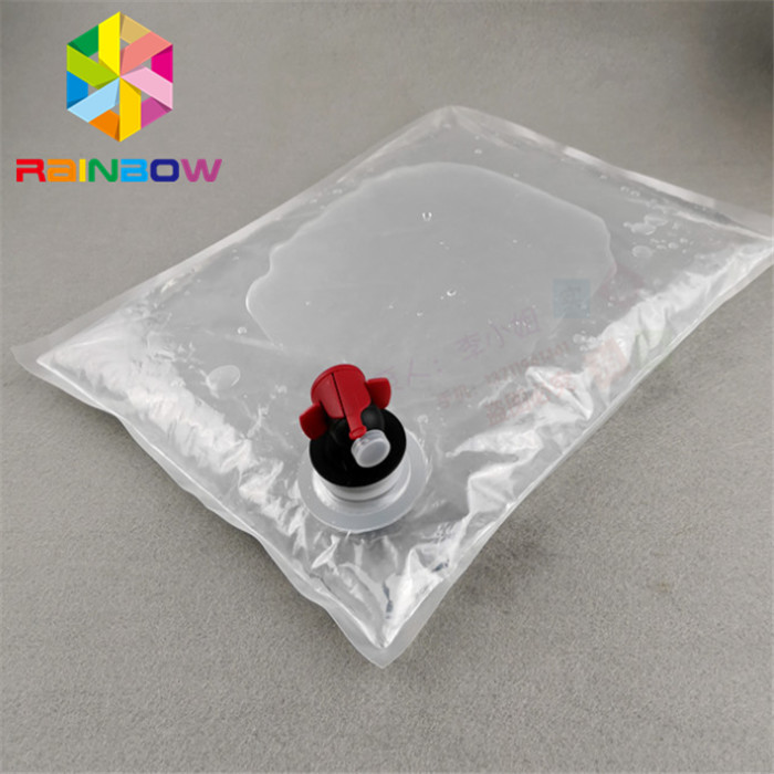 Custom Size 20L Bib Foil Packaging Bags For Drinking Water Beverage Juice Storage