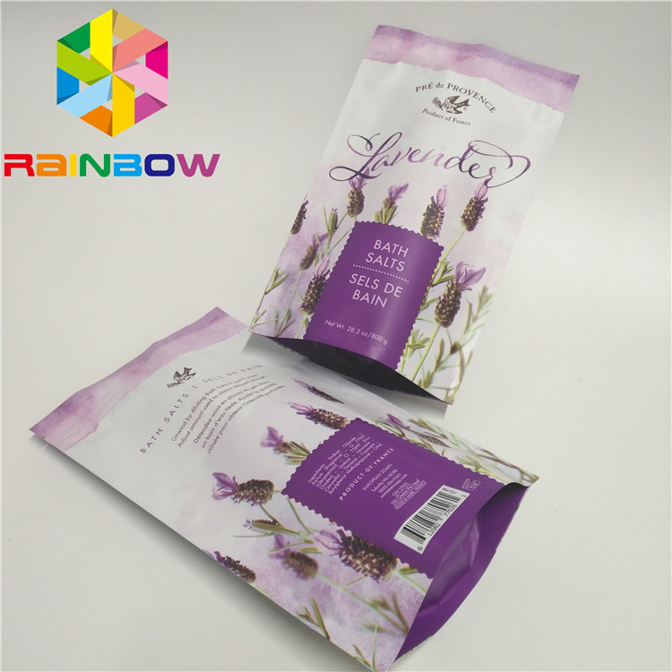 Heat Seal Zipper Cosmetic Bags , Aluminum Foil Face Mask Packaging For Skin Care