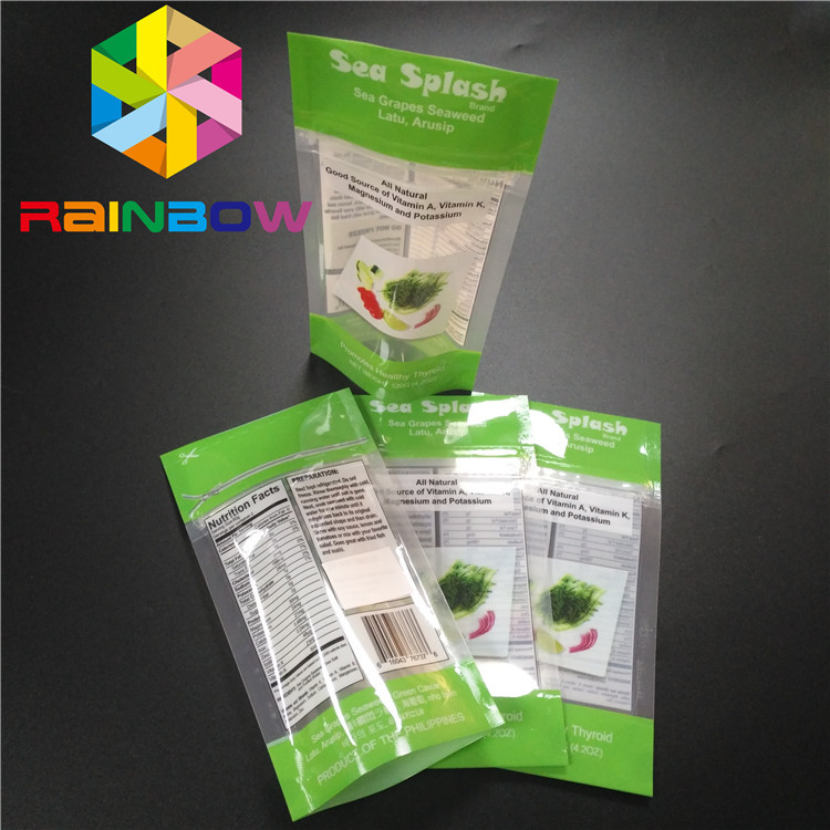 Biodegradable Aluminum Foil Stand Up Pouch Packaging Bath Crumble Salt Body Bag