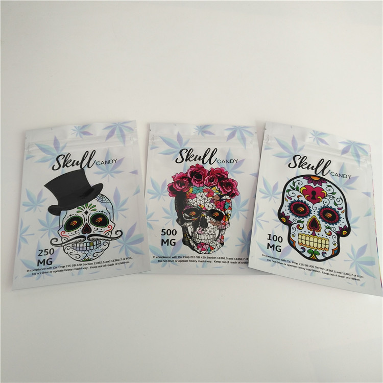 3.5g Custom Mylar Bags Aluminum Foil Packaging For Weeds / Herbal / Pills