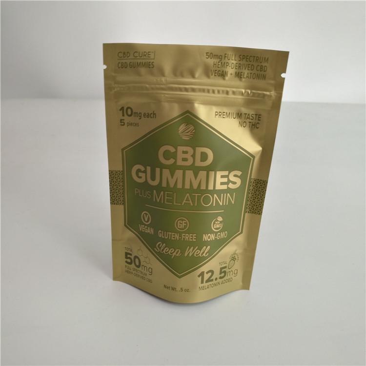 Mylar CBD Oil Swiss Weed Plastic Packaging Bag Reusable Zip Lock For Edibles Cbd Sachet