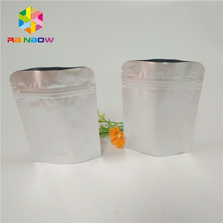 Moisture Proof Stand Up Zipper Pouch Recyclable k Doypack Mylar Bags With Round Corner