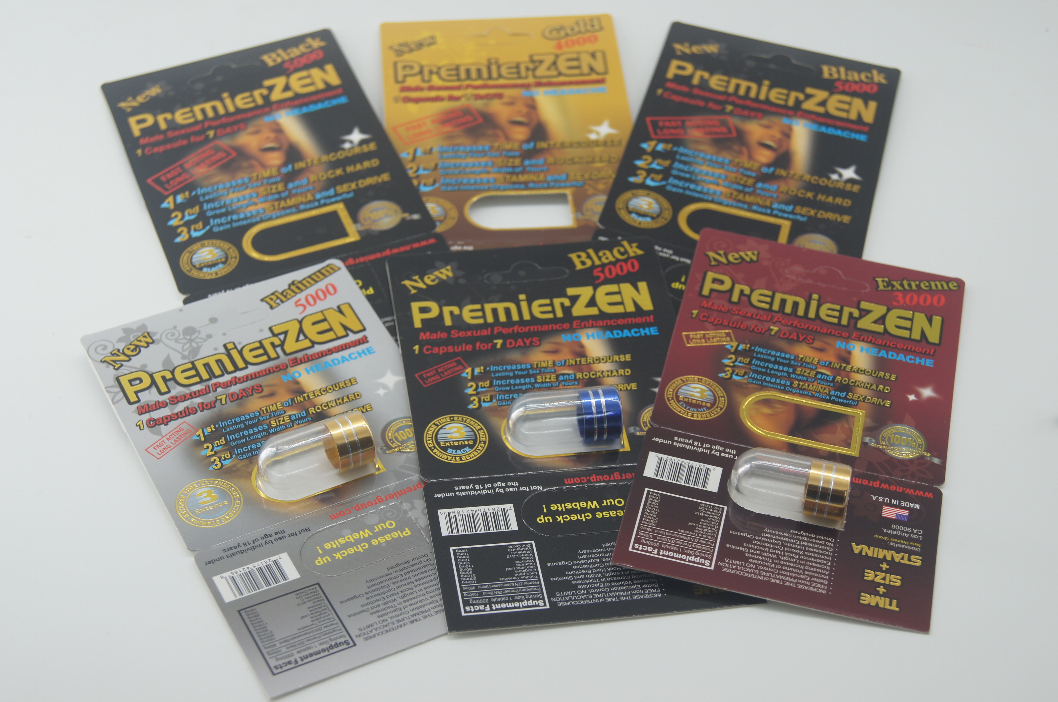 Waterproof Plastic Blister Packaging Rhino 7 5000 Male Enhancement Sexual Pill