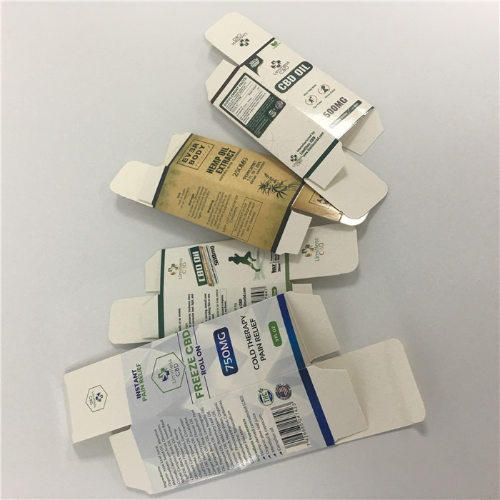 Custom luxury paper cardboard CBD oil vape pen packaging box