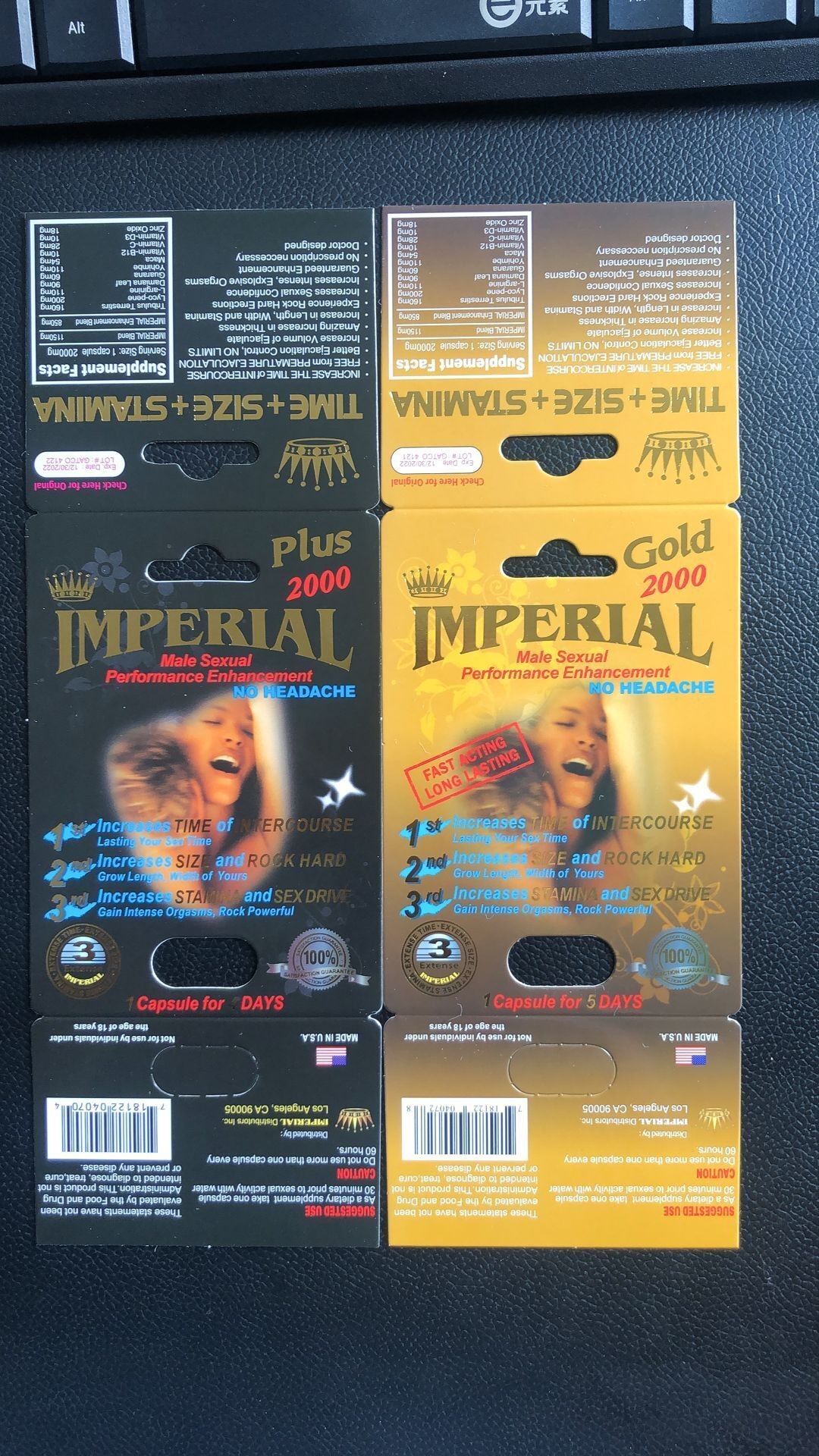 Male Power Sexual 3D Card Paper Box Packaging Premier Zen 3D Effect For Sex Pills