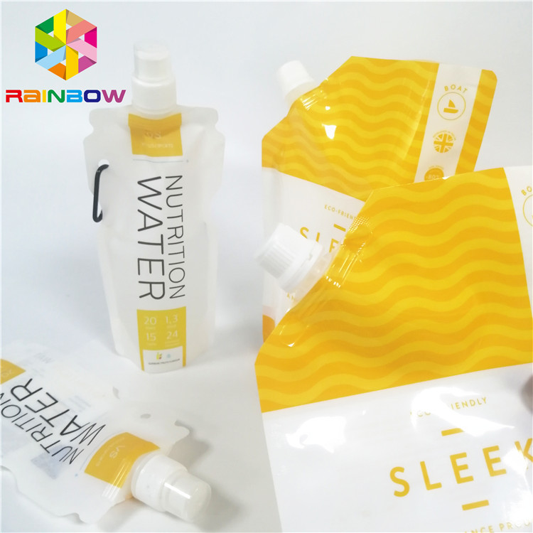 Liquid Drink Juice Spout Pouch Packaging Laminated Leak Proof For Beverage