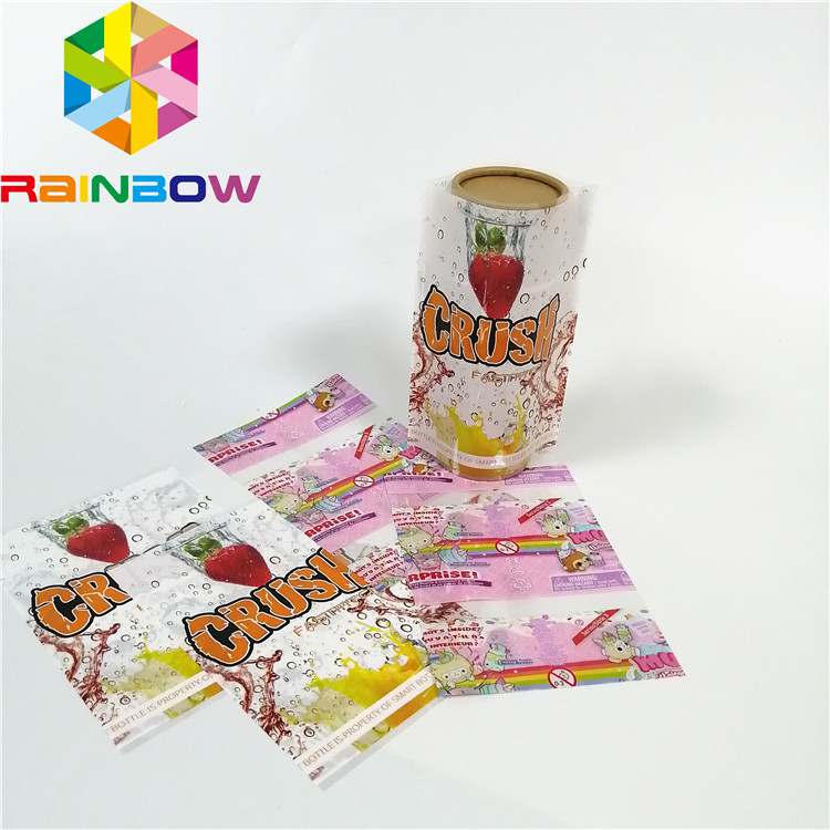 Custom Printing Shrink Sleeve Labels Plastic PET/PVC Material Glossy Lamination Surface