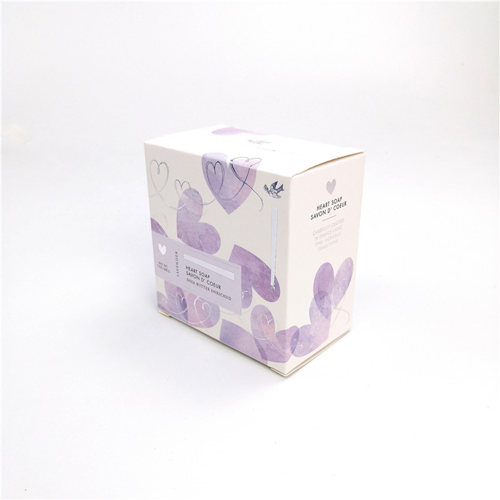 Hot Stamping Coating Printing Cosmetic Packaging Paper Box 350g White Cardboard