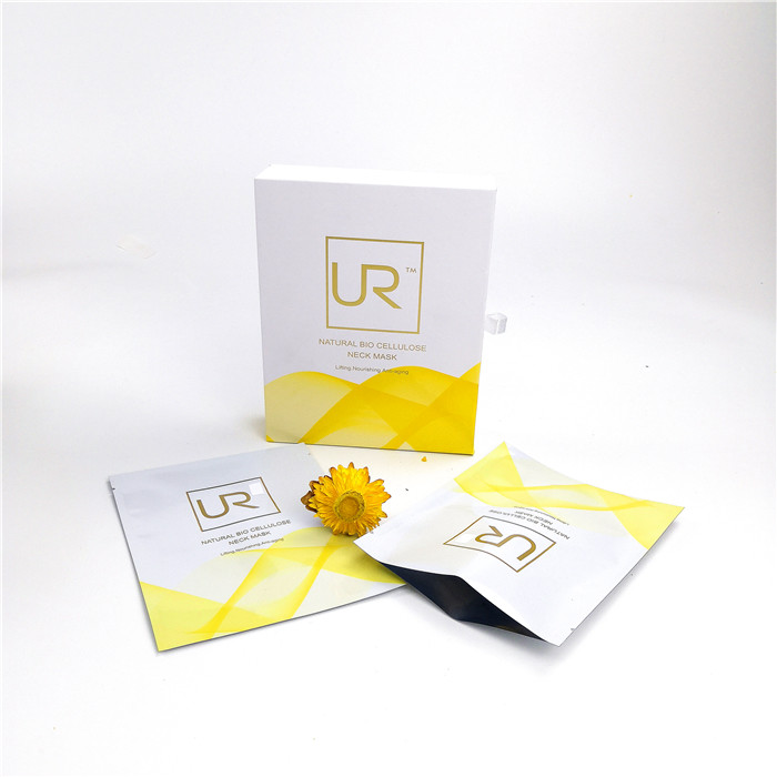 Matte Lamination Paper Box Packaging Essential Oil Skincare Mask Bags Customized