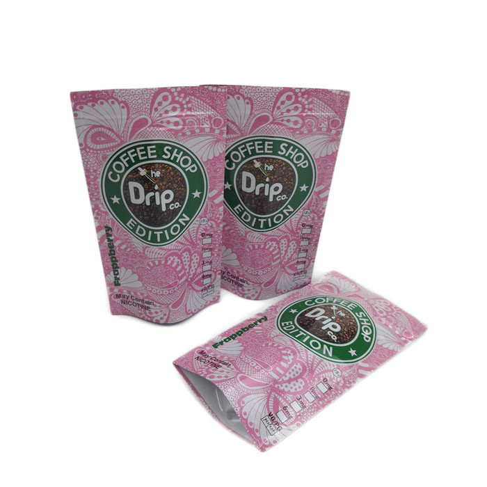 Drip Coffee Packaging Custom Printed Zipper Stand Up Pouch Smell Proof Eco Friendly