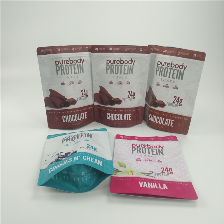 K Pouch Stand Up Coffee Bag Aluminum Resealable Custom Full Color Printing