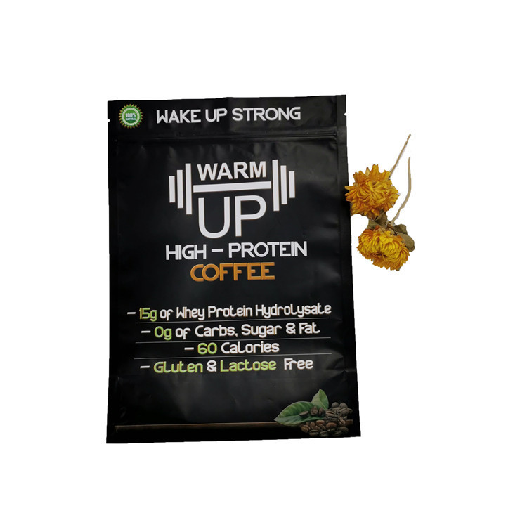 Leak Proof Plastic Tea Bags Packaging Aluminum K Pouch Coffee Bag With Valve