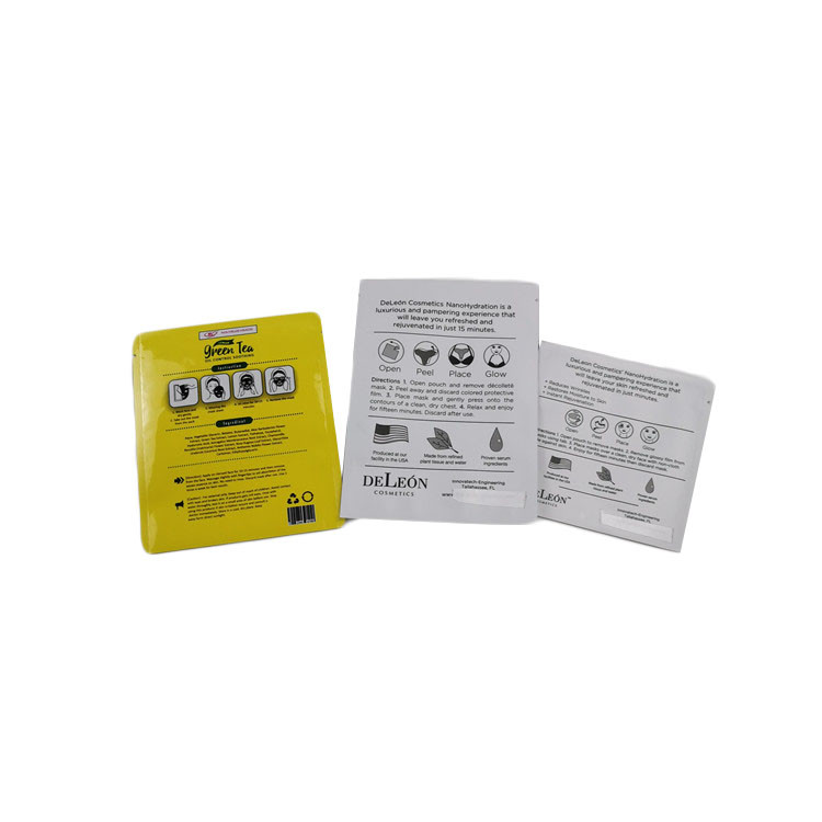 Heat Seal Biodegradable Packaging Bags Customized Printed Aluminum Foil Plastic