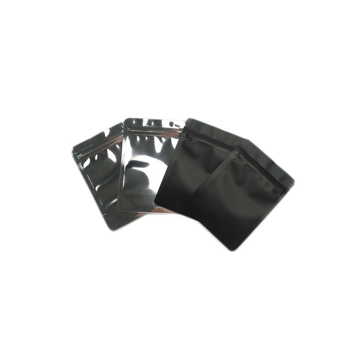 Matte Surface Plastic Pouches Packaging Aluminum Foil Small Zipper Bag For Food