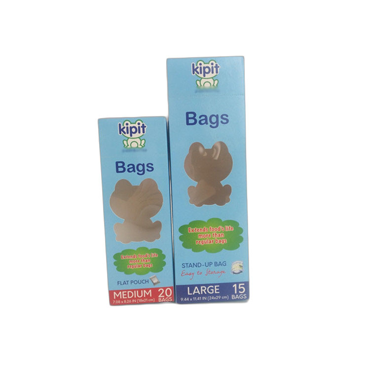 Recyclable Rectangle Cardboard Packaging Box Colorful Printing Fresh Food Storage