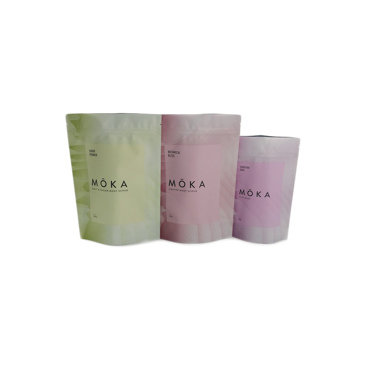 Matte Finish Foil Pouch Packaging Plastic Aluminum Foil Zipper Mylar Bags