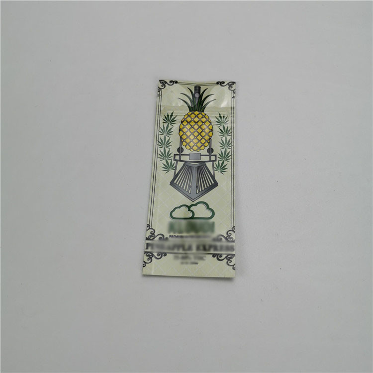 Smell Child Proof Plastic Pouches Packaging  Mylar Bags For Vape Cigar Wraps