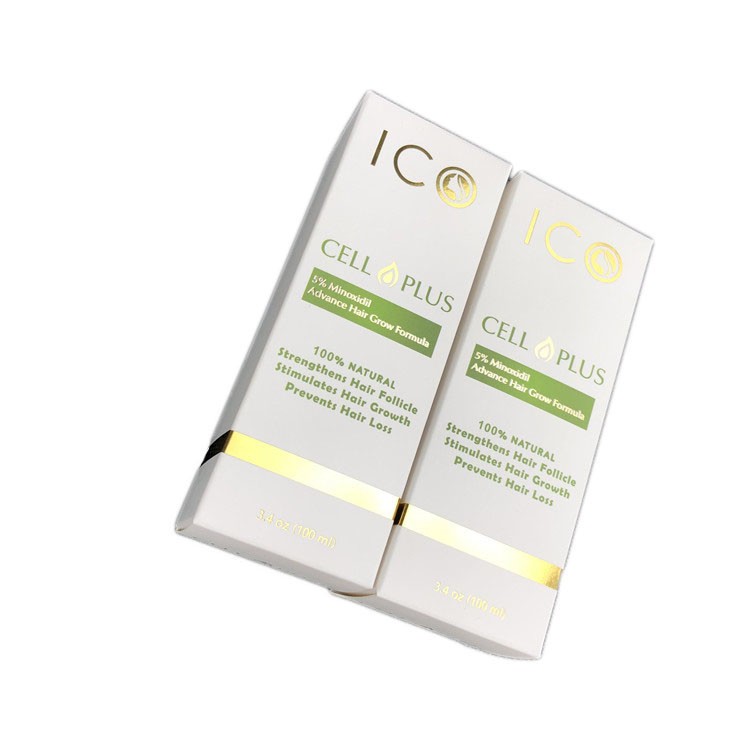 Hair Care Oil Bottle Cardboard Paper Packaging Box