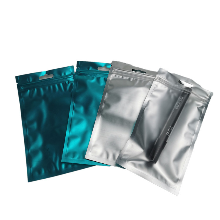 Customized Transparent Front zip Lock Foil Pouch Packaging