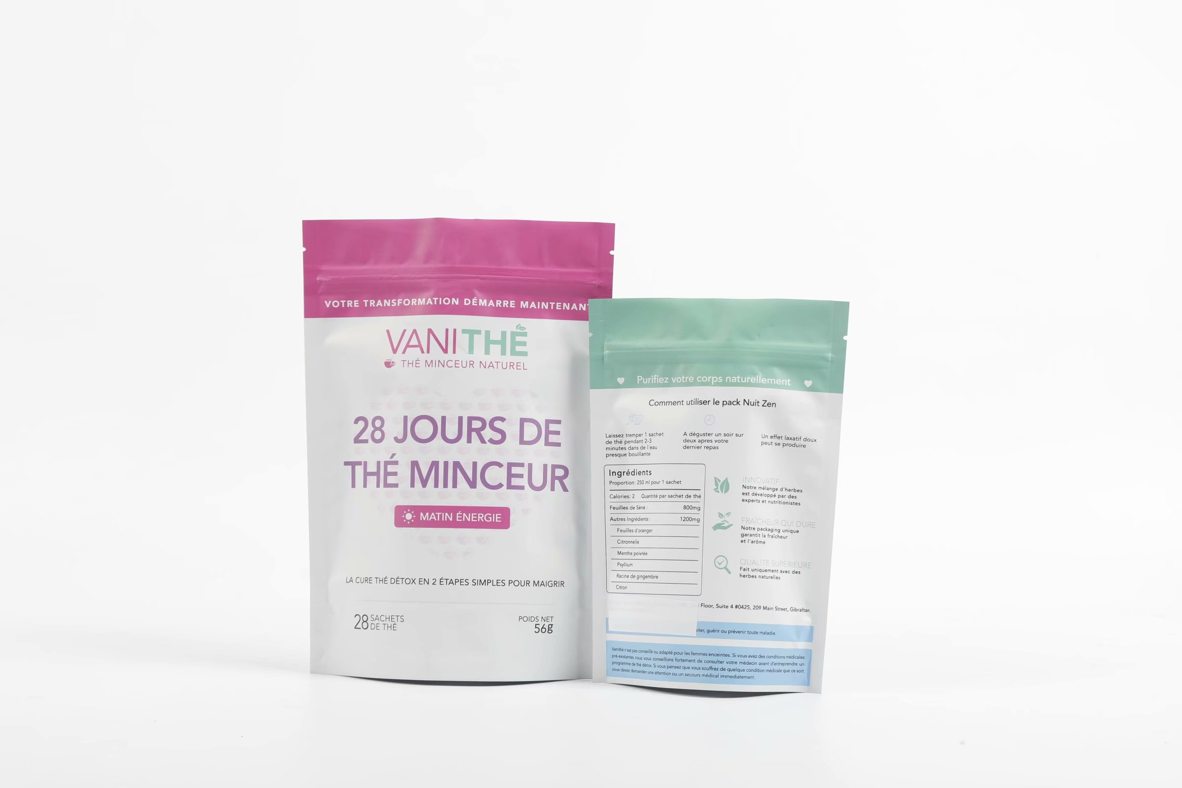 100 Mircon Gravure Printing Plastic Pouches Packaging