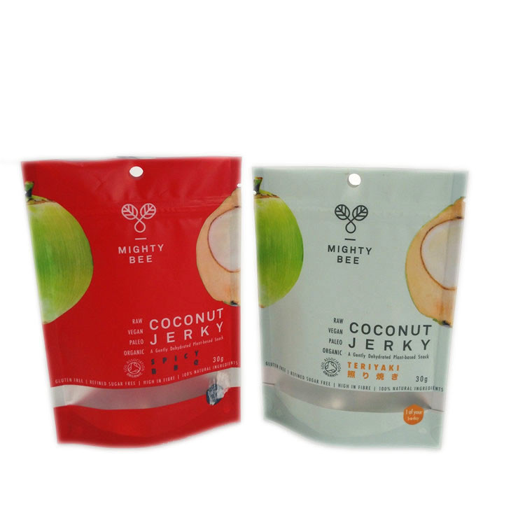 Food Grade Hang Hole PET Aluminum Foil Plastic Pouches