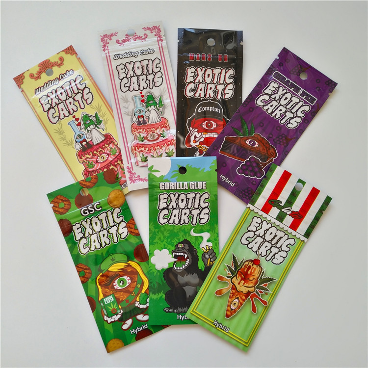 Custom Printed Recyclable Mylar Smell Proof Weed Gummy Bear Edible Resealable  Packaging Bag