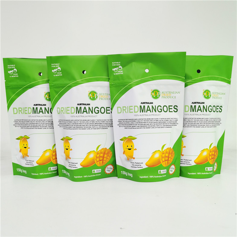 500g 1kg Customized Doypack  Pouch Dried Fruit Packaging Bag Mylar Foil Bag