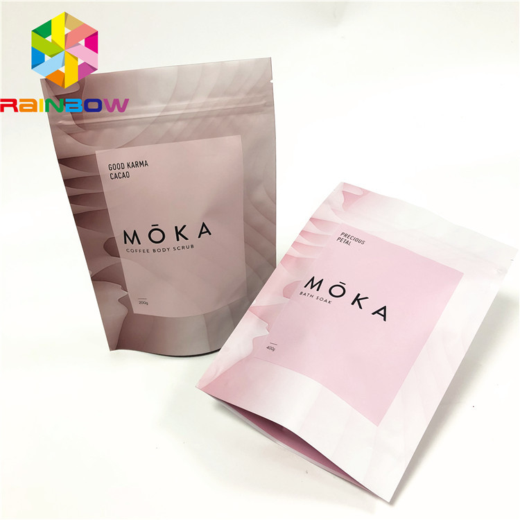 High Quality Biodegradable Smell Proof Matte Black  Plastic Packaging Bags