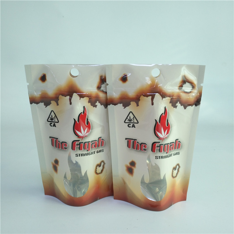 3.5g 1/8oz Smell Proof Medical Marijuana Packaging Bag Mylar Weeds Bags Stand Up Pouch With Zipper