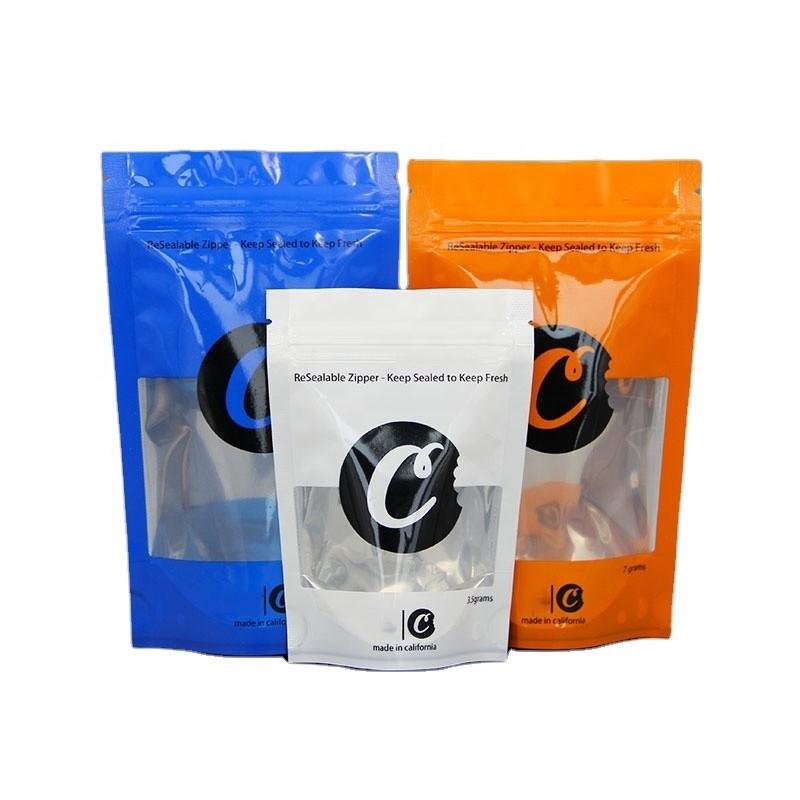 Smell Proof Herbal Incense Packaging Bag CBD Hemp Gummy Bear Packaging Bag Cookies Bag For Weed Flowers