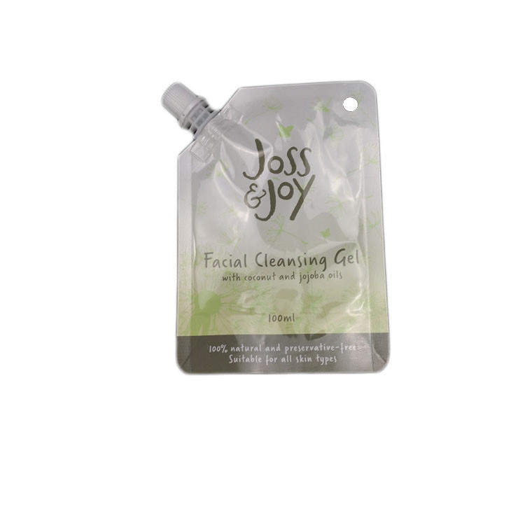 Colorful Stand Up Custom Irregular Spout Pouch Packaging With Foil