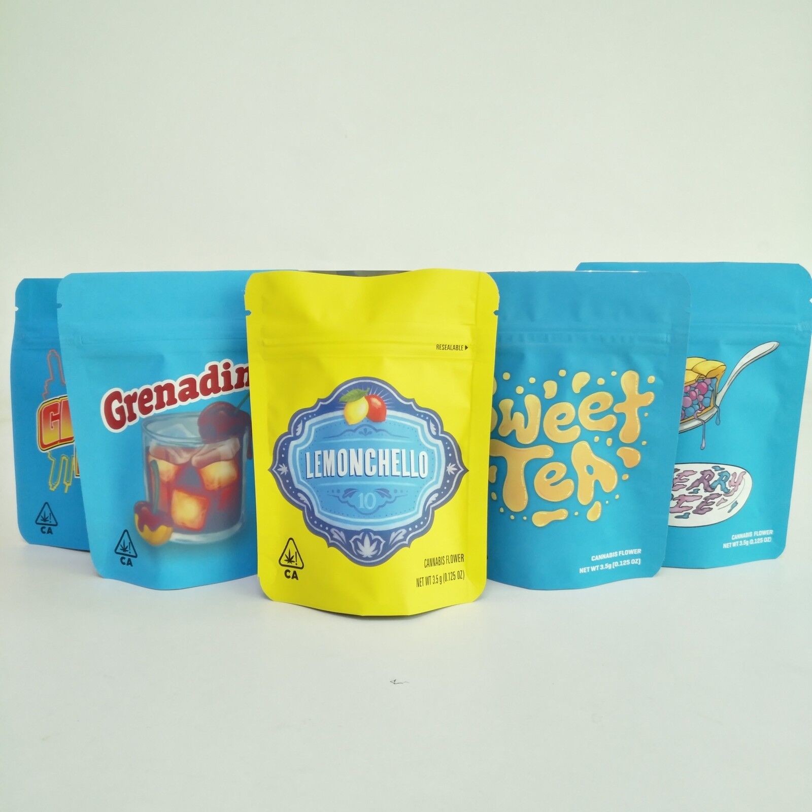 CBD Packaging  Bag Hamp Flower Packaging Bag Black Mylar Cookies Bag