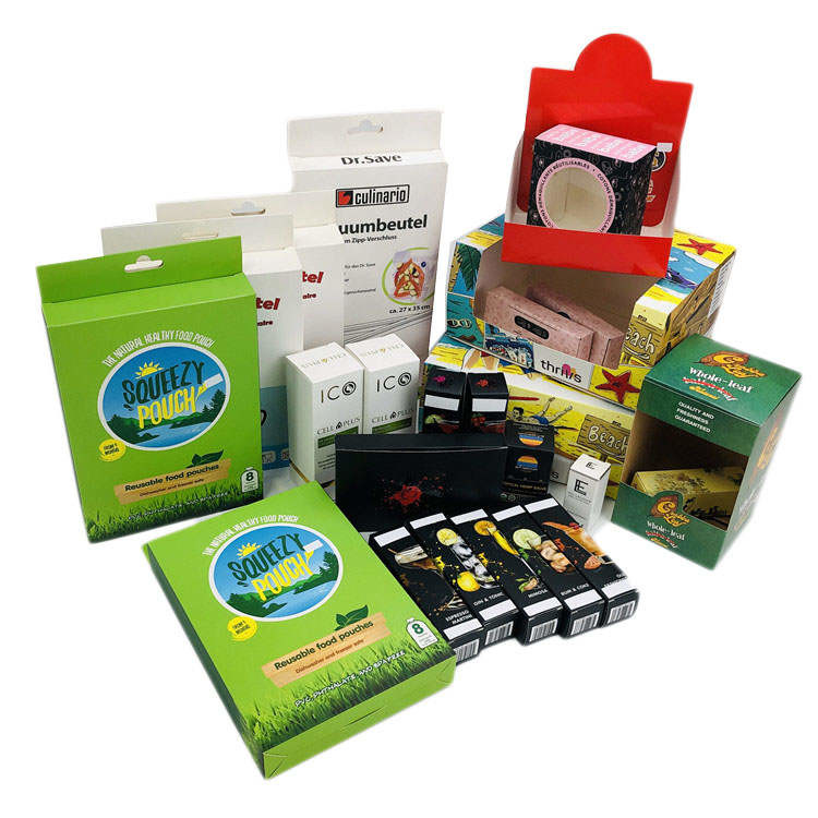 250gsm Cardboard Hemp CBD Paper Box Packaging With Logo