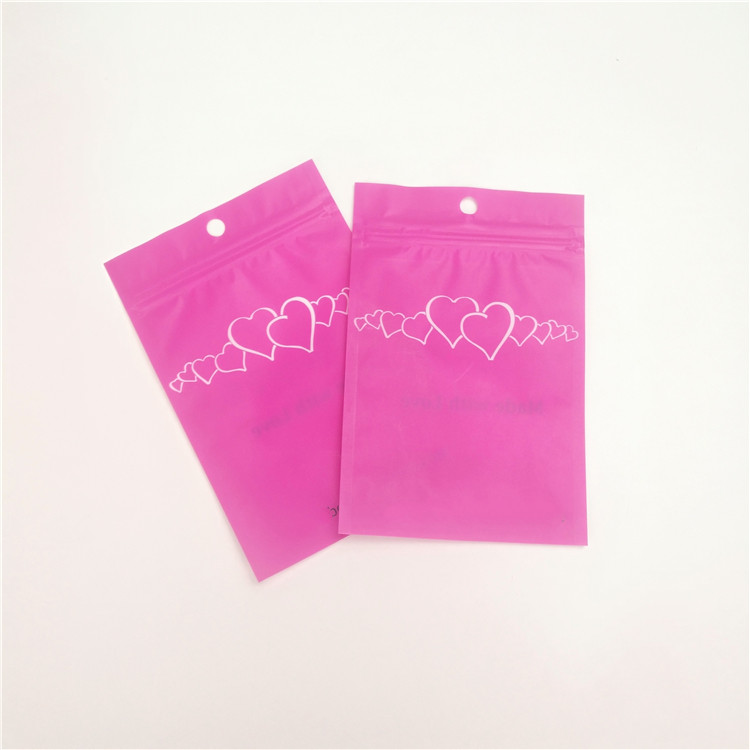 Eyelash Jewellery Gravure Printing MOPP Zipper Makeup Pouch