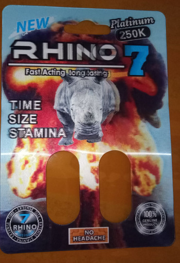 Moisture Proof 12mm Cap Rhino 96 Capsule Packaging Card
