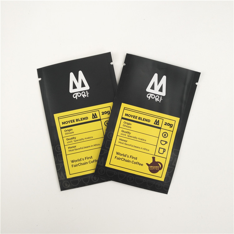 250g 500g Coffee Bean MOPP VMPET Stand Up Pouch with Valve