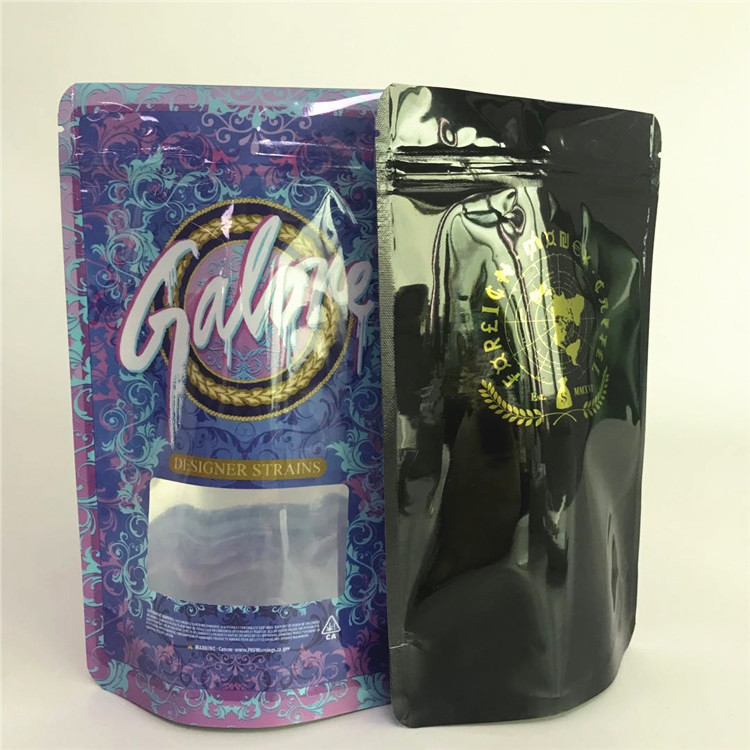 Clear Front Mylar Bags Gravure Printing Plastic Pouches Packaging