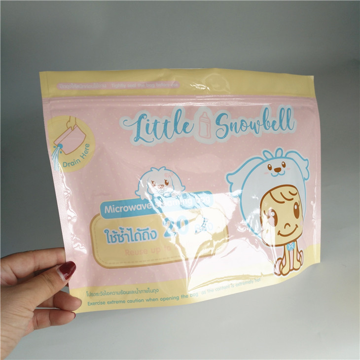 Gravure Printing Laminated Microwave Steam Sterilizer Pouch