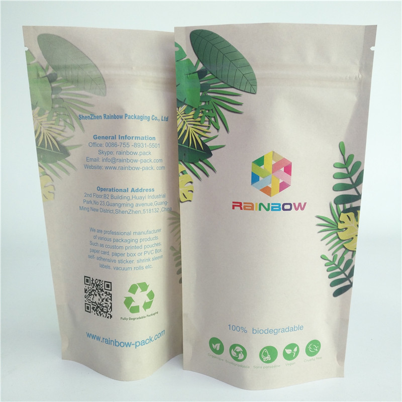 Biodegradable Body Scrub BOPP VMPET Stand Up Packaging Bag
