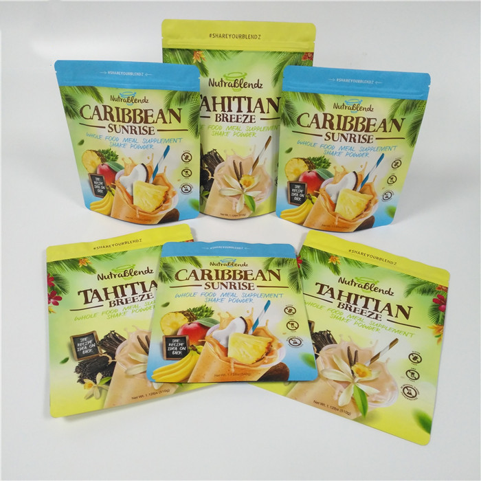 Moisture Proof Matte Aluminum Foil Packaging Bags Customized Bags for Food Packing