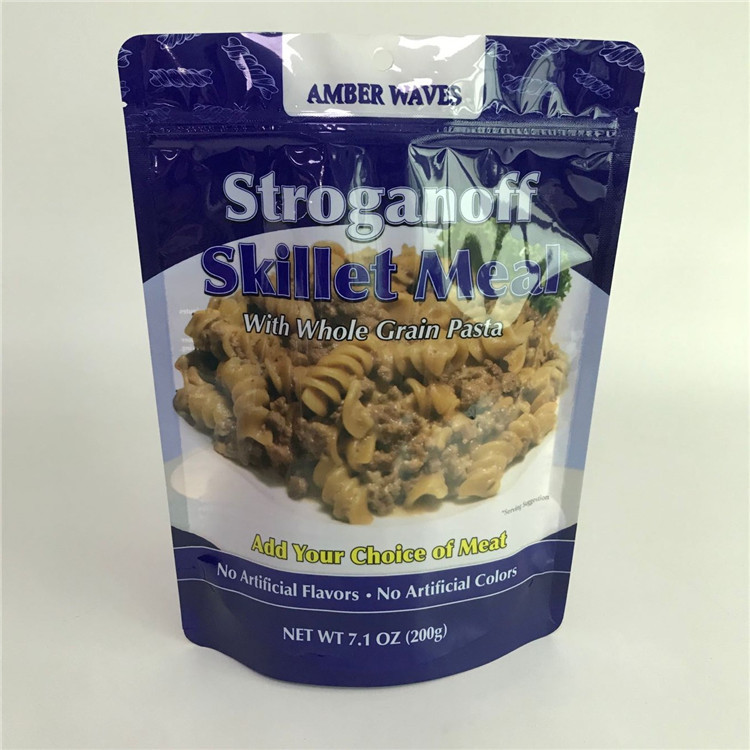 Hot Sale Glossy Stand up Packaging Bags with Window MylarPlastic Bags for Snacks Packaging